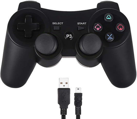 وحدات تحكم متوافقة مع PlayStation 3 – لون أسود