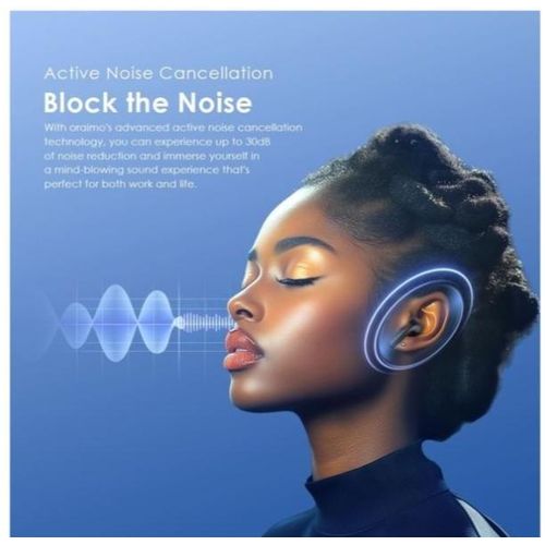 Oraimo FreePods 3C-OEB-E104DC ENC True Wireless Earbuds - Black