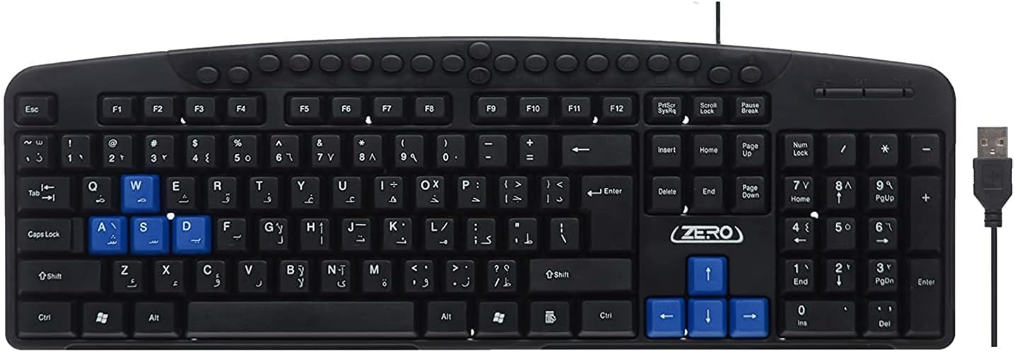 Zero USB Keyboard For PC & Laptop - ZR-2608