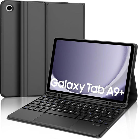 Keyboard Case مخصص لـ Samsung Galaxy Tab A9+ / A9 Plus 11 Inch (2023)