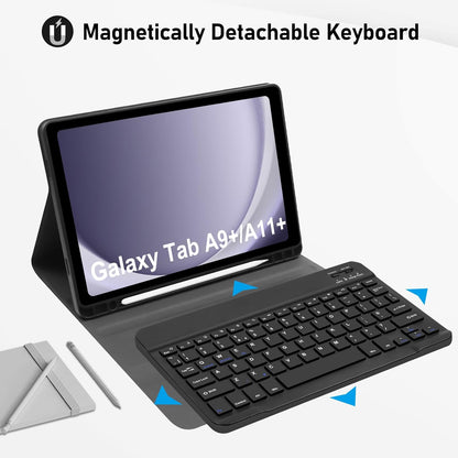 Keyboard Case مخصص لـ Samsung Galaxy Tab A9+ / A9 Plus 11 Inch (2023)
