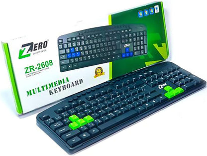 Zero USB Keyboard For PC & Laptop - ZR-2608