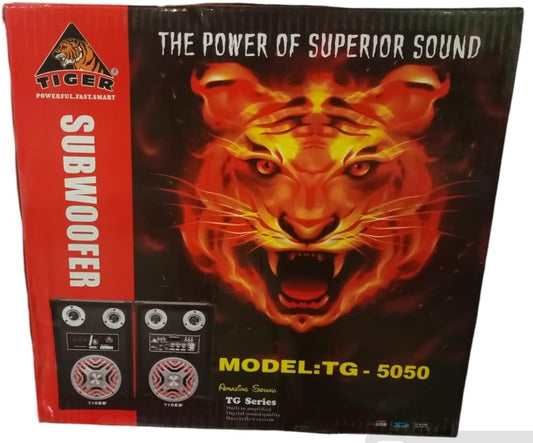 Tiger Subwoofer 6 Inch Black – TG‑5050