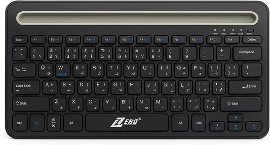 Zero ZR-3666 Wireless Keyboard English & Arabic