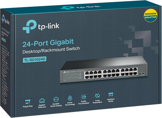 TP-Link TL-SG1024D 24-Port Gigabit Desktop/Rackmount Switch