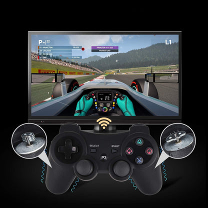 وحدات تحكم متوافقة مع PlayStation 3 – لون أسود