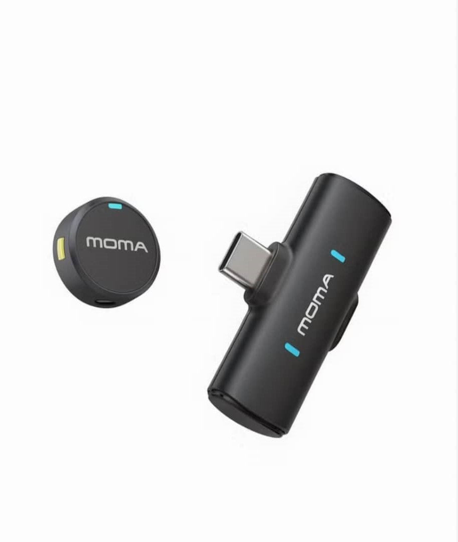 ميكروفون لاسلكي MOMA LARK MIX Type‑C للتسجيل والبث المباشر